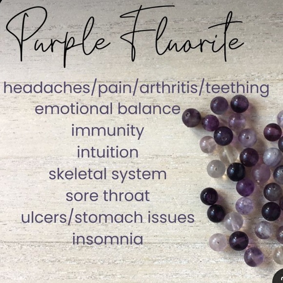 PURPLE FLUORITE QUARTZ MUSHROOM HEALING STONE 2 1/2 IN TALL NEW - Picture 8 of 8